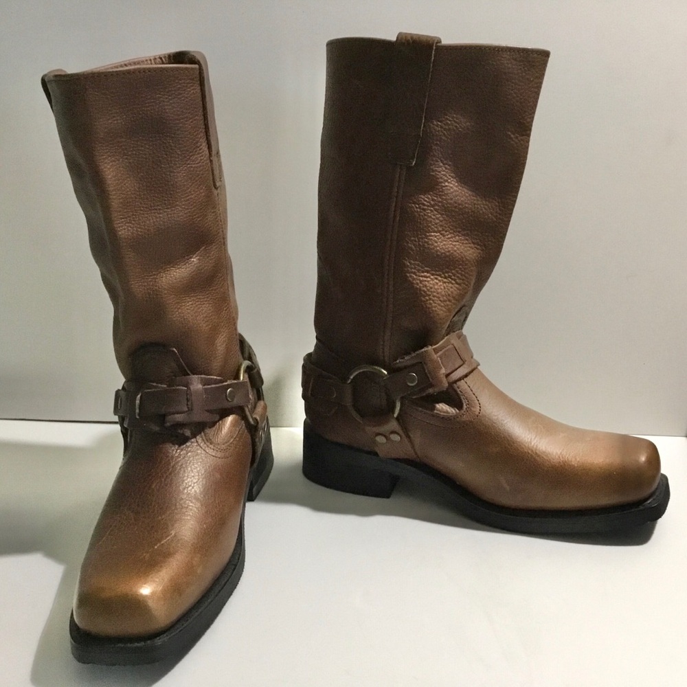 NWT Masterson Boot Co. Harness Biker Boots